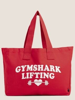 Gymshark Red “Love Lifting” Tote Bag | New | Gym Essential